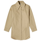 Jil Sander Women's Shirt in Khaki Green