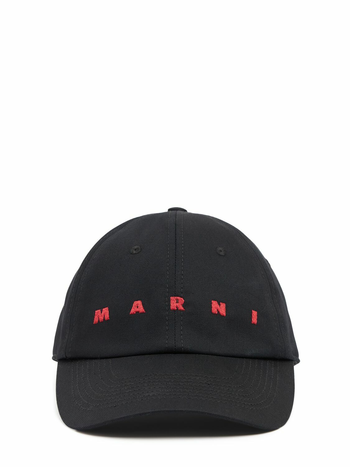 ★送料関税込★【MARNI】 Cotton Cap MARNI Logo Cotton Baseball Cap Marni