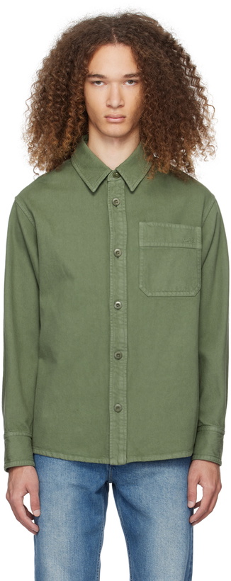 Photo: A.P.C. Green Basile Shirt