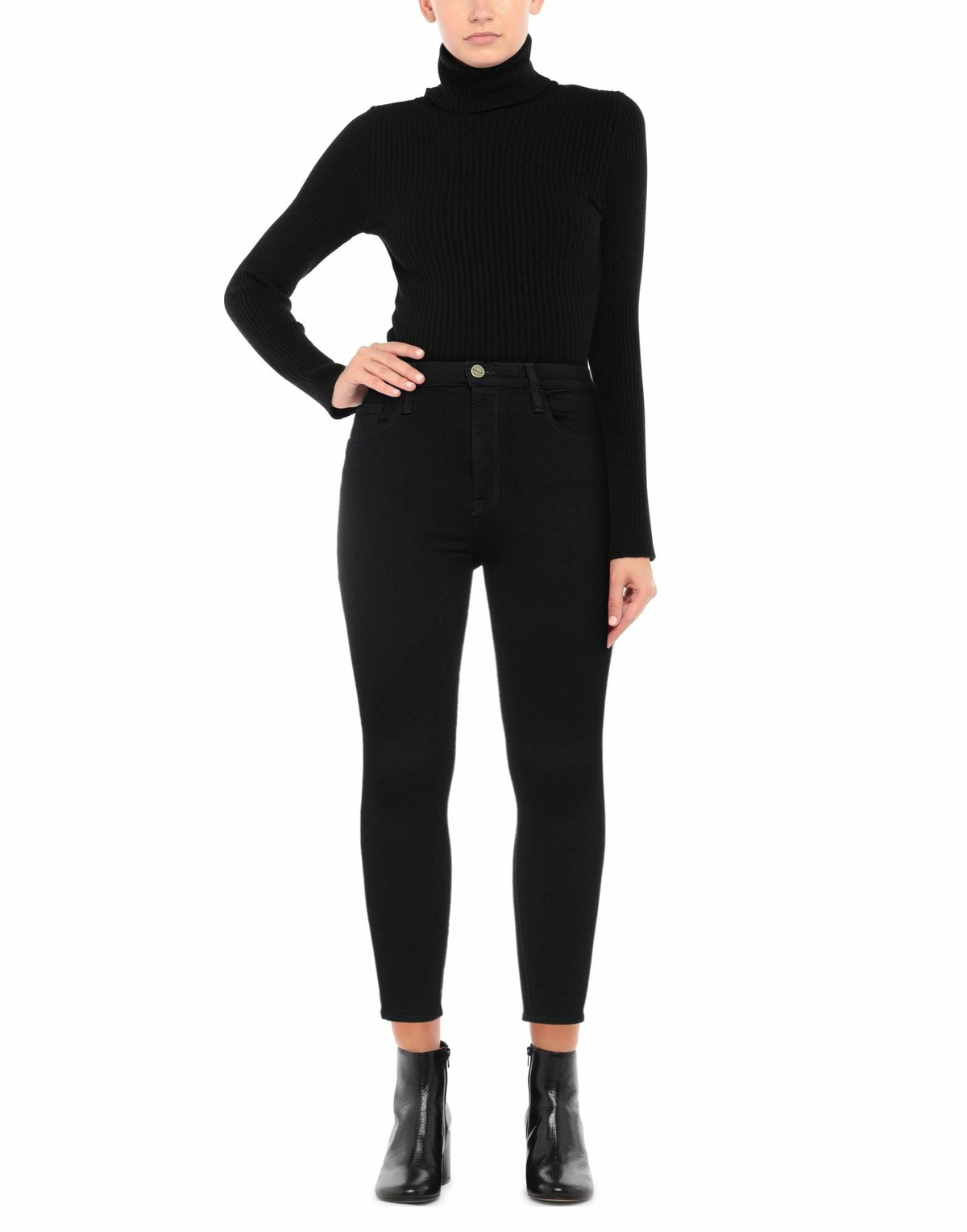 Frame Womens Jeans in Black
