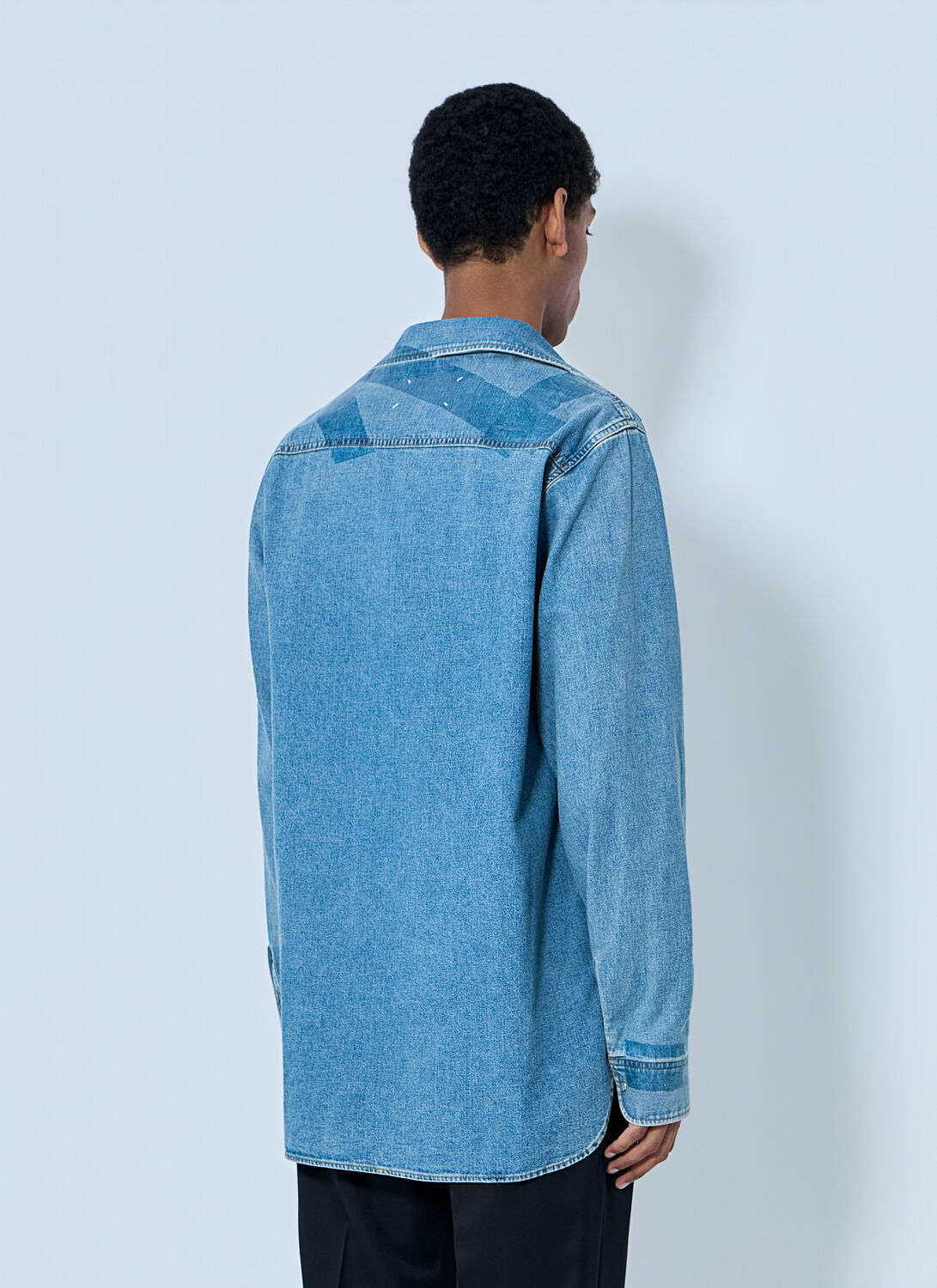 Maison Margiela Denim Button-Down Shirt