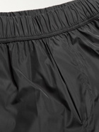Palm Angels - Straight-Leg Logo-Print Striped Shell Cargo Trousers - Black