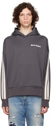 Palm Angels Gray Classic Track Hoodie