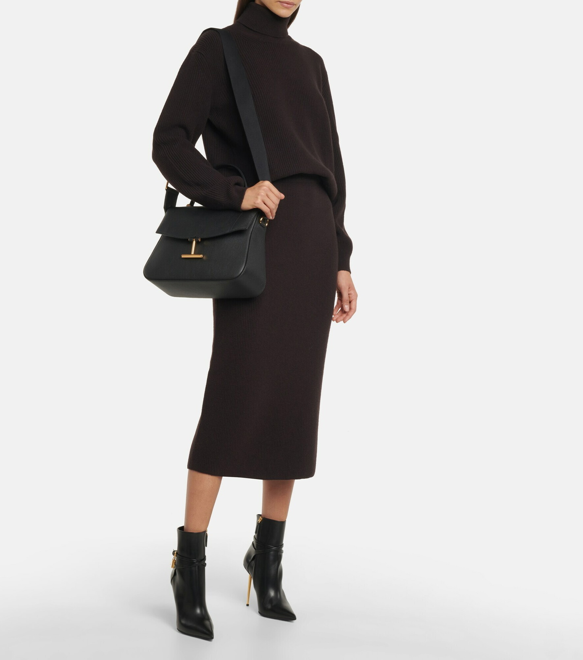 Tom Ford - Padlock leather ankle boots