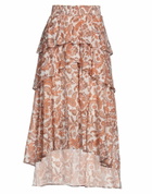 Maje Womens Midi skirt in Orange