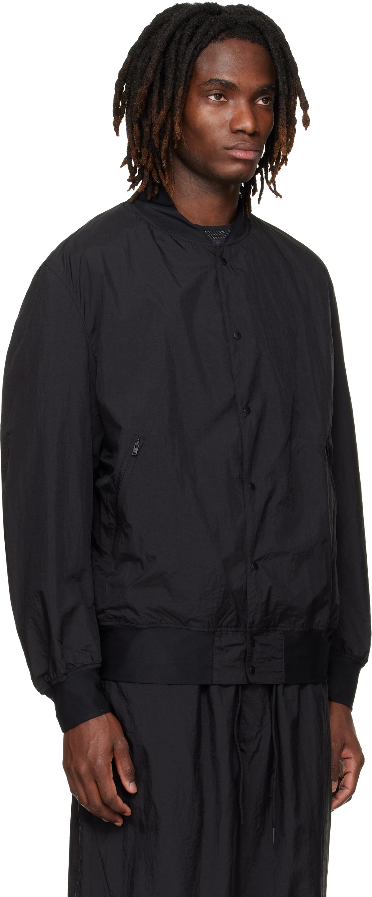 Y-3 Black Collegiate Bomber Jacket