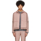 Craig Green Pink Quilted Skin Jacket