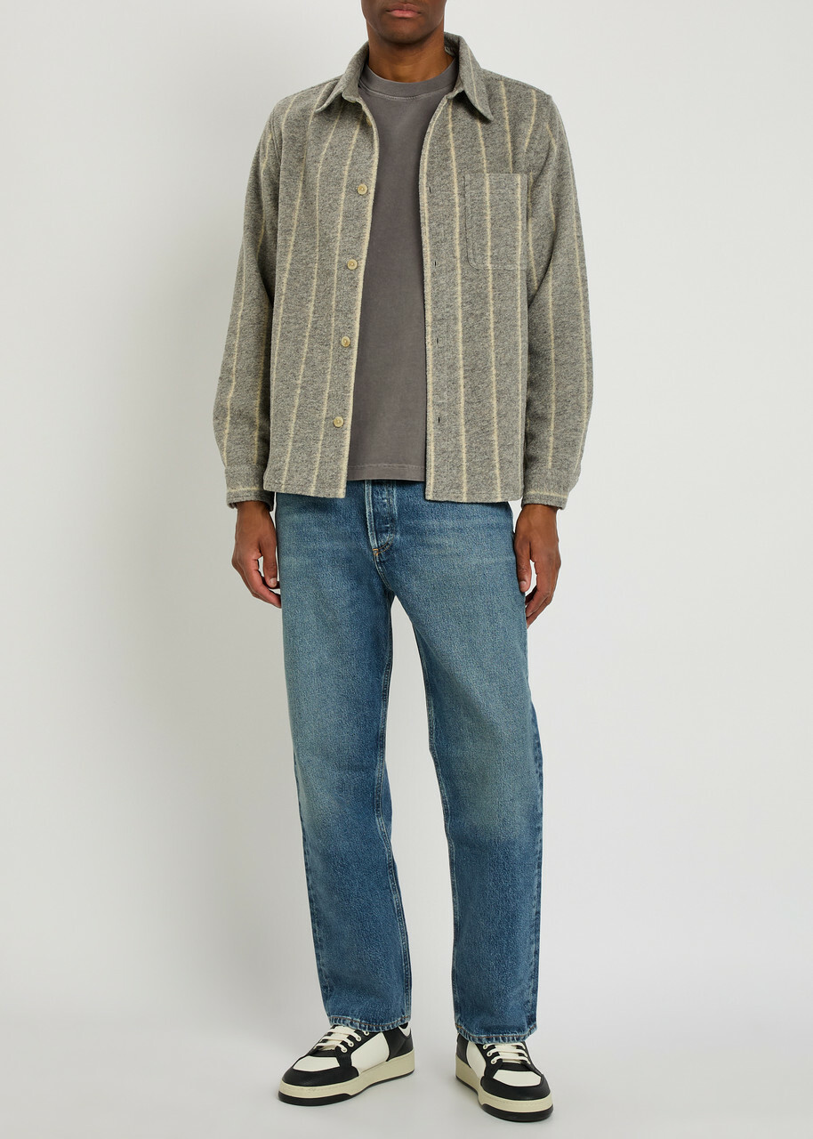 Agolde Flint Cotton T-shirt Grey