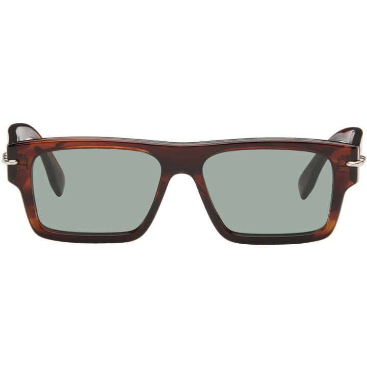 Photo: Fendi Brown 'Fendi Selleria' Sunglasses