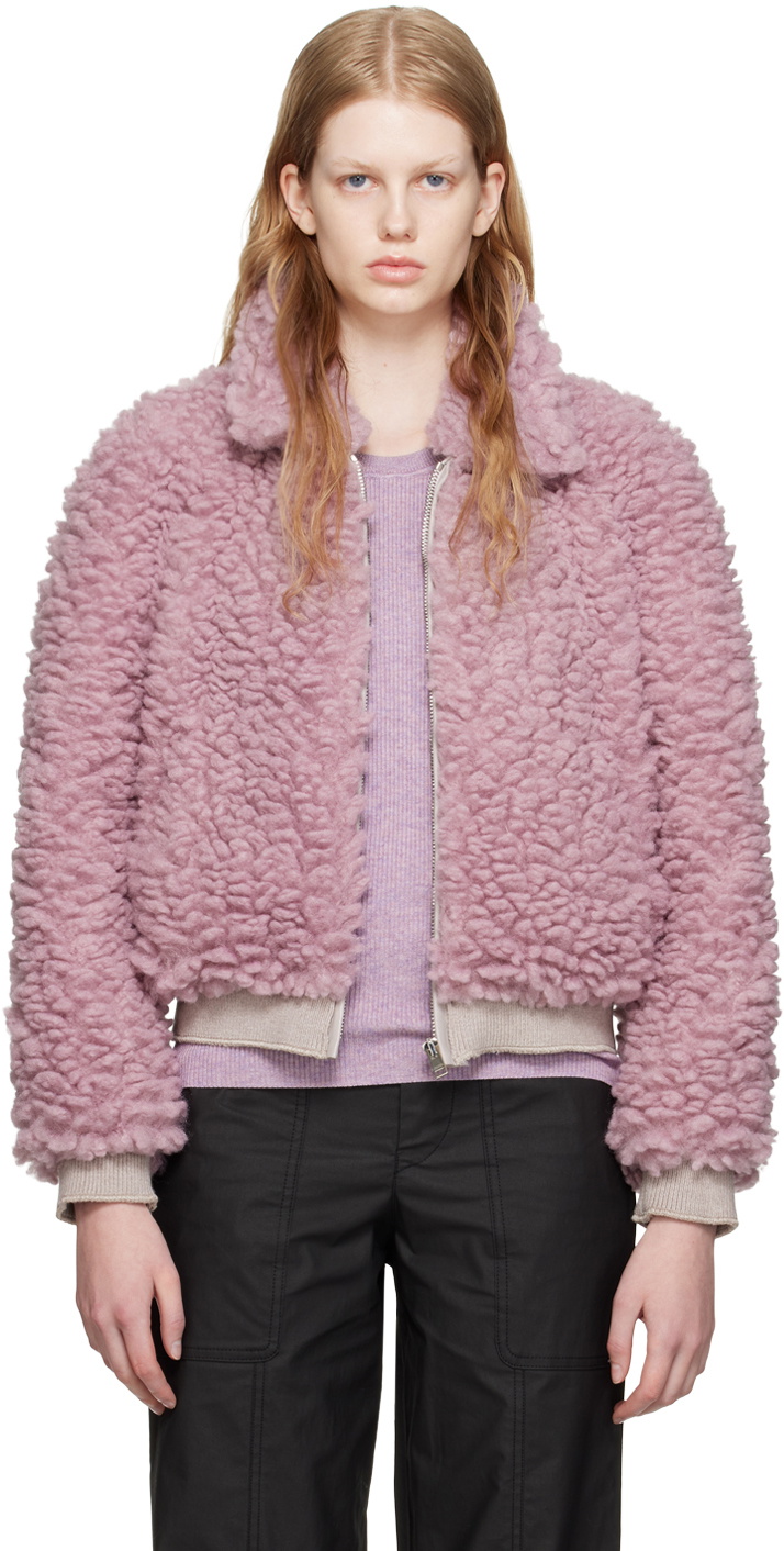 Isabel Marant Pink Salvia Bomber Jacket
