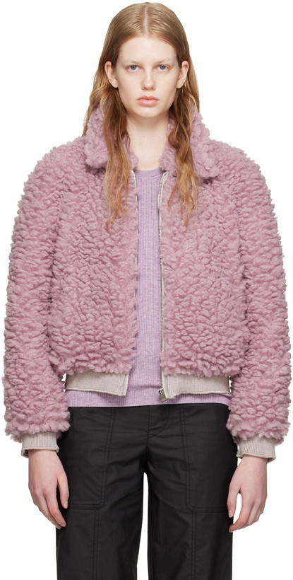 Photo: Isabel Marant Pink Salvia Bomber Jacket