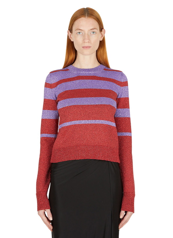Photo: Rabanne Metallic Striped Sweater
