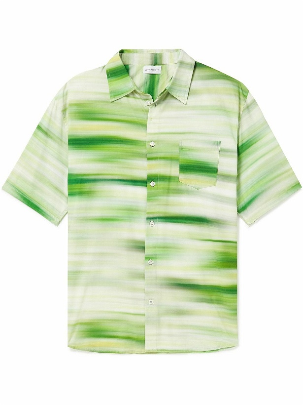 Photo: John Elliott - Printed Cotton-Blend Voile Shirt - Green