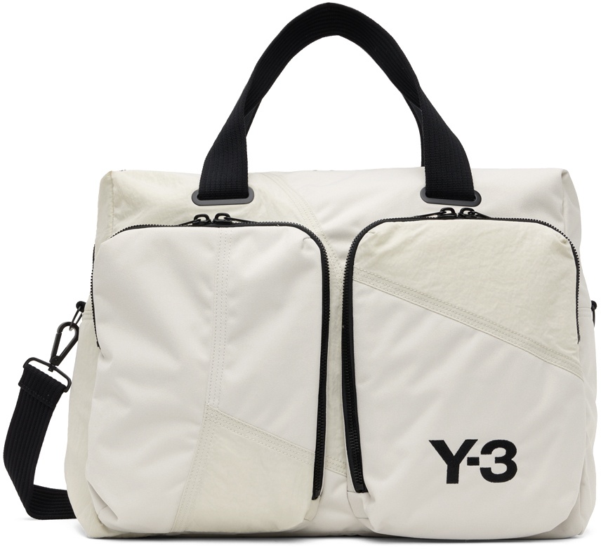 Photo: Y-3 White Holdall Duffle Bag