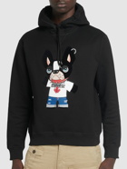 DSQUARED2 Cool Fit Cotton Dog Print Hoodie