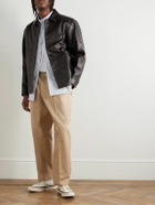 Neighborhood - Leather Jacket - Brown