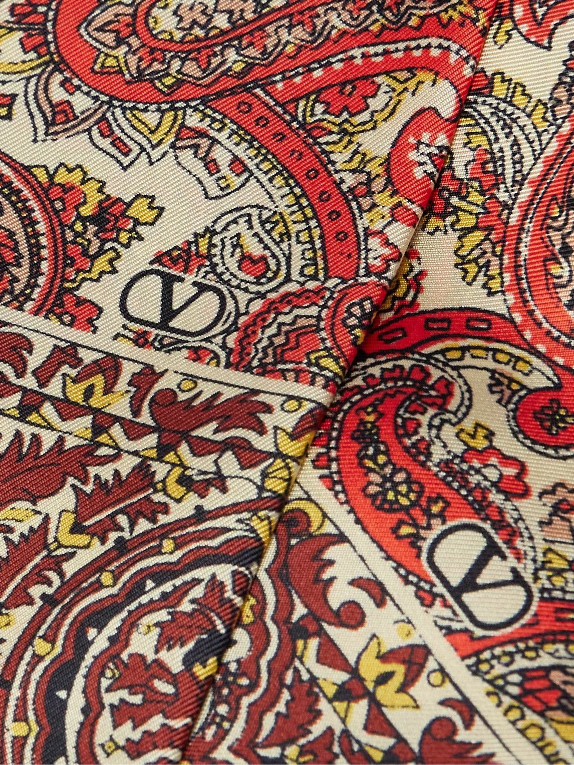 Valentino Garavani Brown Silk Scarf main image 0