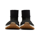 adidas Originals by Alexander Wang Black Run Clean High-Top Sneakers