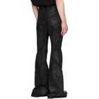 Julius Black Coated Jet Jeans