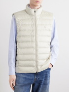 Polo Ralph Lauren - Logo-Embroidered Quilted Shell Down Gilet - Neutrals