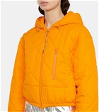Stella McCartney - Quilted technical hooded jacket