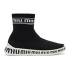 Miu Miu Black Sock Sneakers
