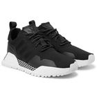 adidas Originals - AF 1.4 Primeknit and Leather Sneakers - Men - Black