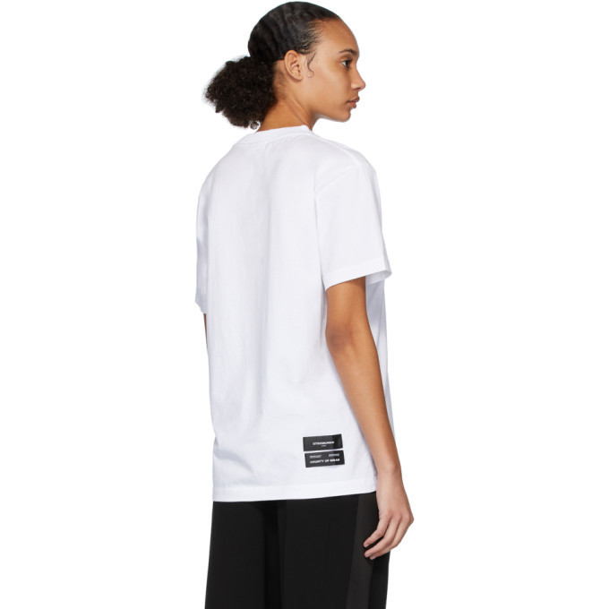 Marcelo Burlon County of Milan White Logo T-Shirt