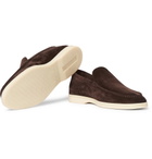 Loro Piana - Summer Walk Suede Loafers - Men - Brown