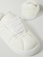 Marni - Bigfoot 2.0 Logo-Embossed Padded Quilted Leather Sneakers - White