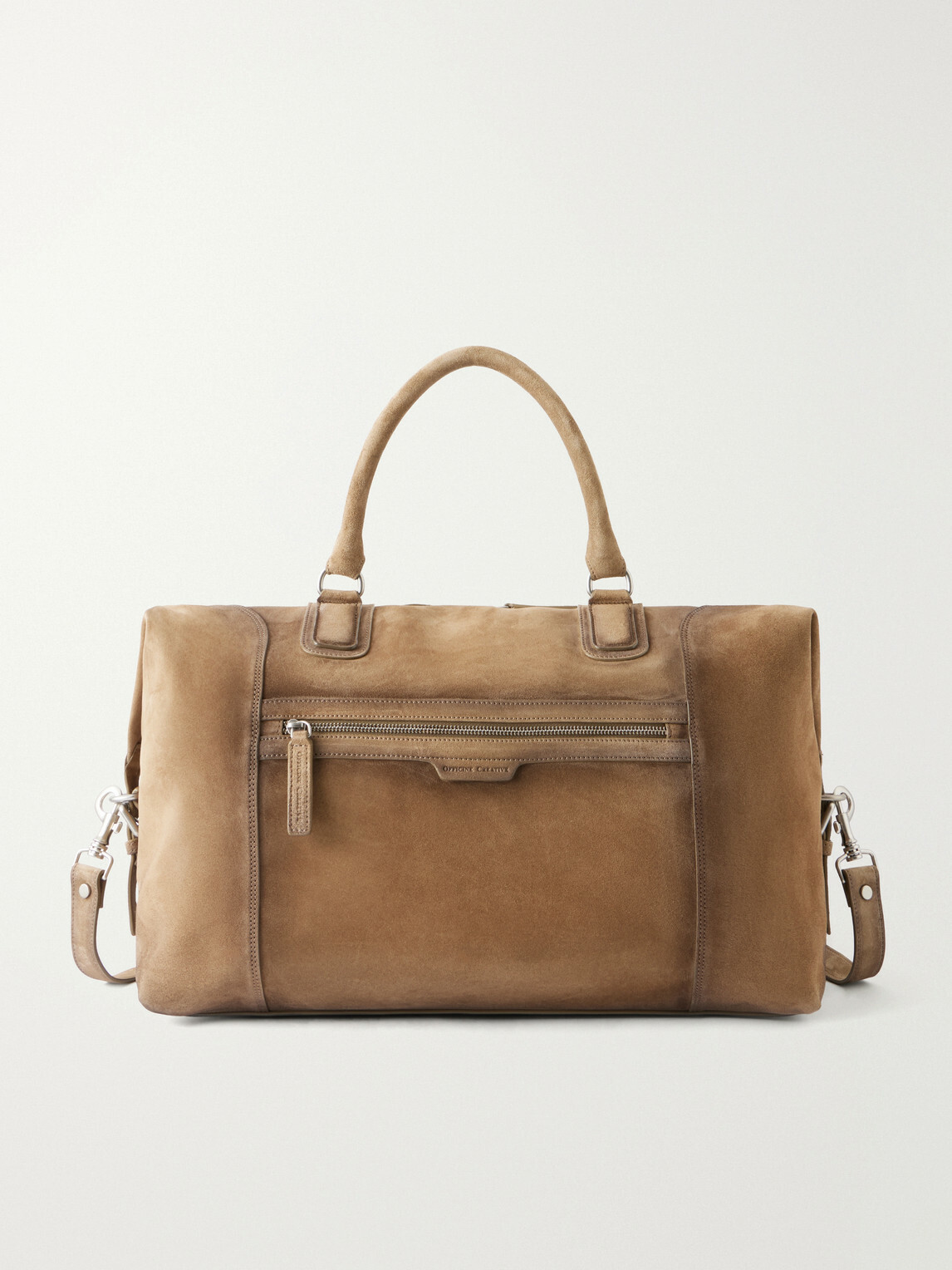 Officine Creative - Jules/006 Suede Weekend Bag - Neutrals