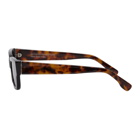 RETROSUPERFUTURE Black and Tortoiseshell Roma Sunglasses