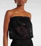Melissa Odabash Viv cotton-blend jumpsuit