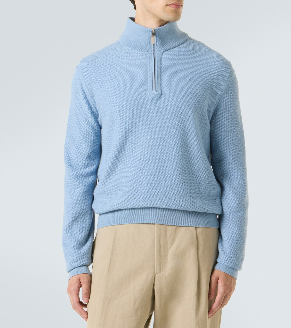 Zegna Cashmere mockneck sweater