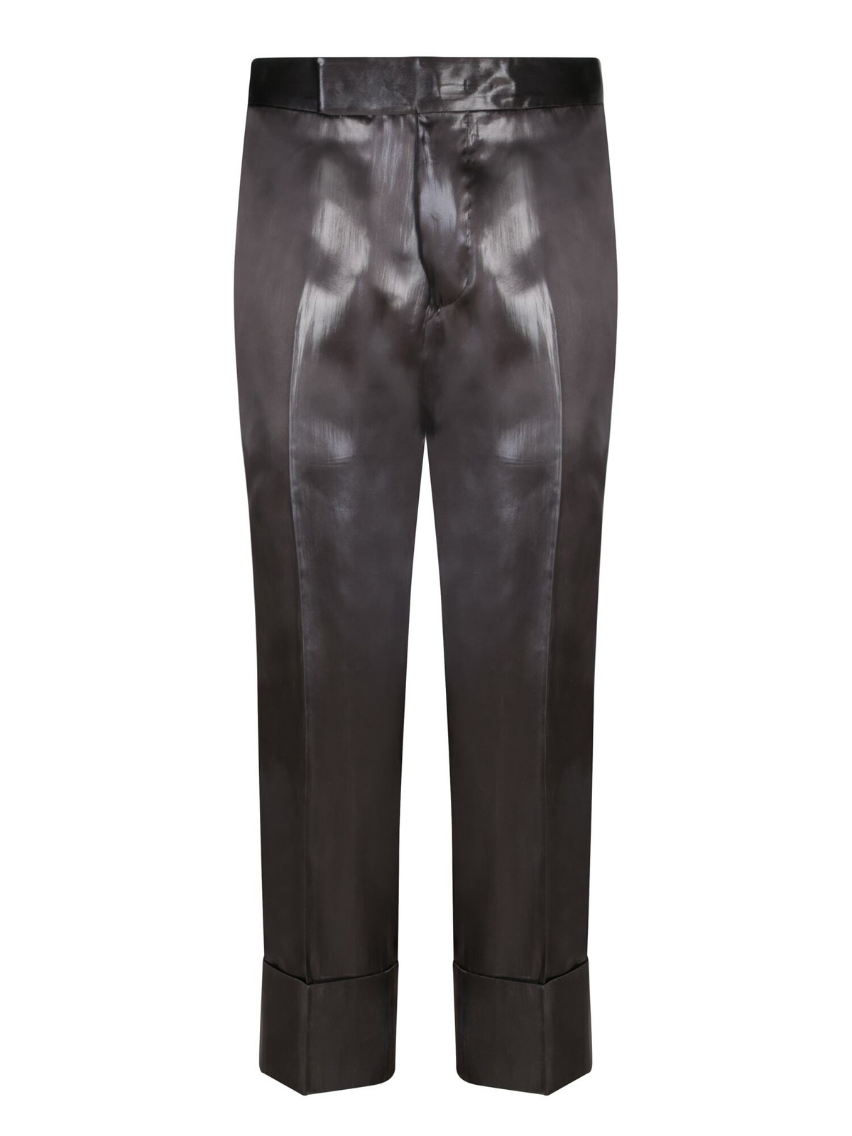 パンツ SAPIO FW23 DOUBLE SATIN TROUSERS (N7.DOUBLESATIN.D BLACK) Sapio Double satin trousers - Black - Men | N7DOUBLESATINBLACK
