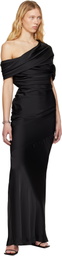 Entire Studios Black Sleeveless Bound Maxi Dress