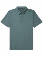 Zimmerli - Stretch-Cotton Piqué Polo Shirt - Blue