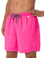 MC2 Saint Barth Man Lightweight Fabric Fluo Pink Swim Shorts Lighting Pantone | Pantone® Special Edition
