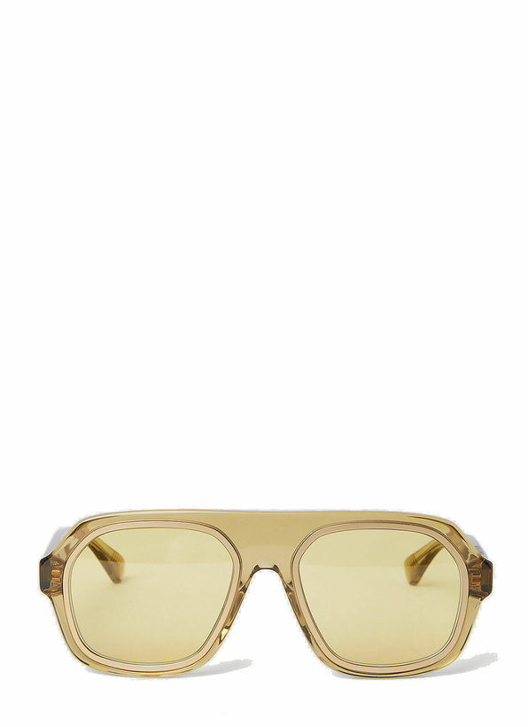 Photo: Bottega Veneta - BV1217S Aviator Sunglasses in Brown