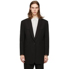 Maison Margiela Black Cotton Twill Blazer