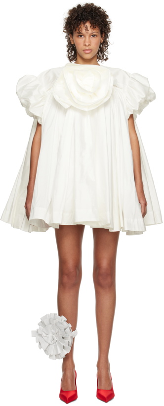 Photo: VAQUERA SSENSE Exclusive White Sierra Minidress