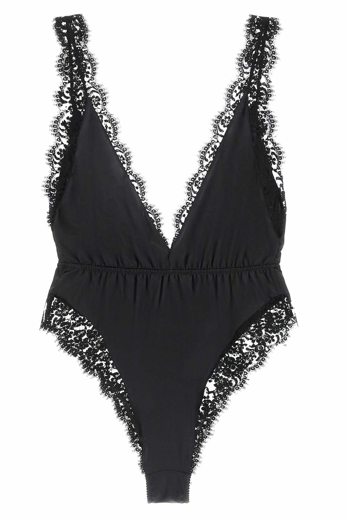 Dolce & Gabbana Green Floral Lace Tank Lingerie Top Underwear main image 0