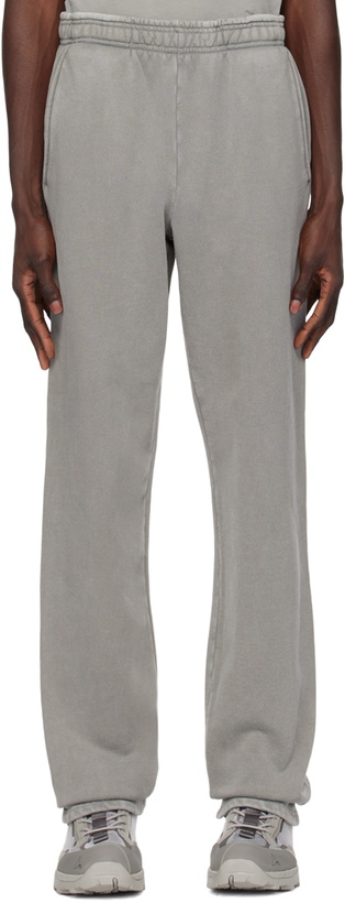 Photo: Entire Studios Gray Straight-Leg Sweatpants