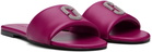 Marc Jacobs Pink 'The Pave Snapshot' Slides