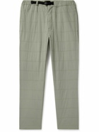 Snow Peak - Slim-Fit Belted Quilted Primeflex® Shell Trousers - Green
