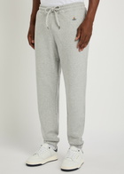 Vivienne Westwood Classic Logo-embroidered Cotton Sweatpants Grey