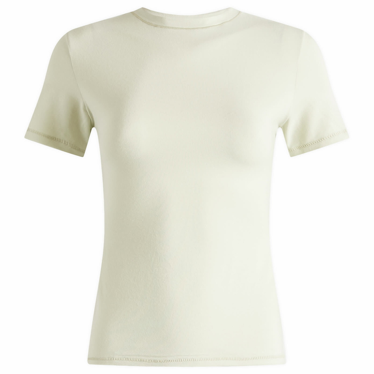 SKIMS Stretch-cotton jersey T-shirt - Light Heather Grey