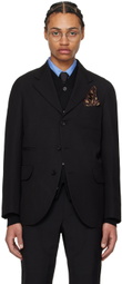 Comme des Garçons Homme Deux Black Notched Lapel Blazer