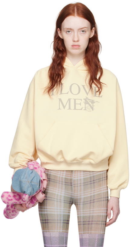 Photo: Praying Yellow 'I Love Men' Hoodie