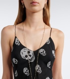 McQueen Skull silk chiffon maxi dress